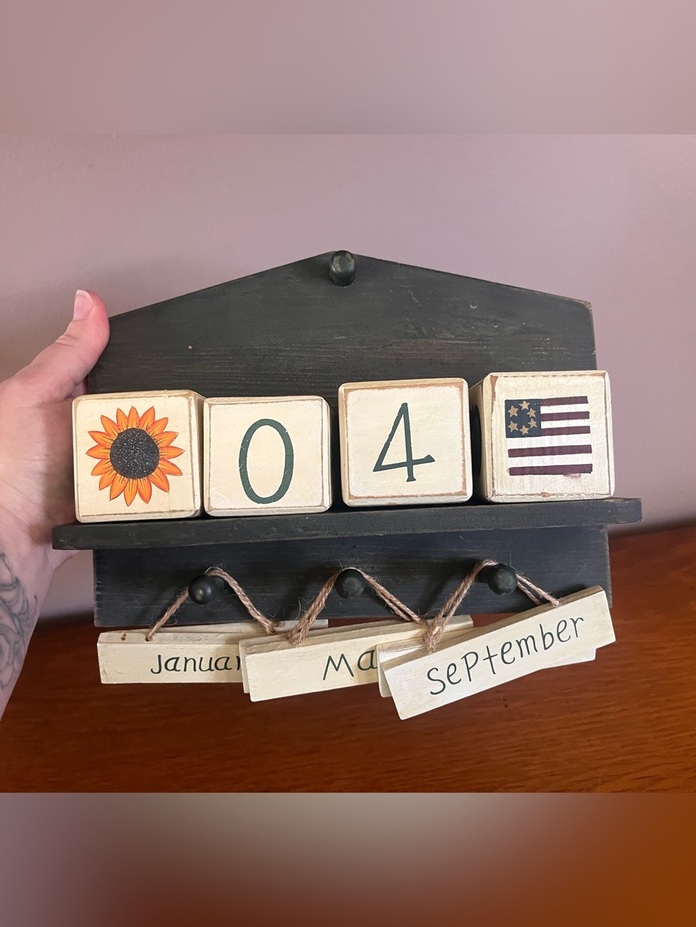 Cute Perpetual Wall Calendar